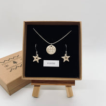 Load image into Gallery viewer, Gift Set - Zodiac Necklace &amp; Star Earrings (Silver Plated)
