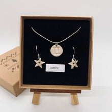 Load image into Gallery viewer, Gift Set - Zodiac Necklace &amp; Star Earrings (Silver Plated)
