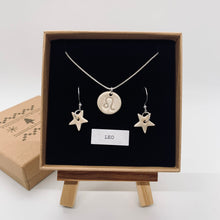 Load image into Gallery viewer, Gift Set - Zodiac Necklace &amp; Star Earrings (Silver Plated)
