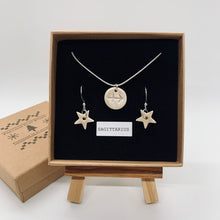 Load image into Gallery viewer, Gift Set - Zodiac Necklace &amp; Star Earrings (Silver Plated)
