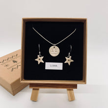 Load image into Gallery viewer, Gift Set - Zodiac Necklace &amp; Star Earrings (Silver Plated)
